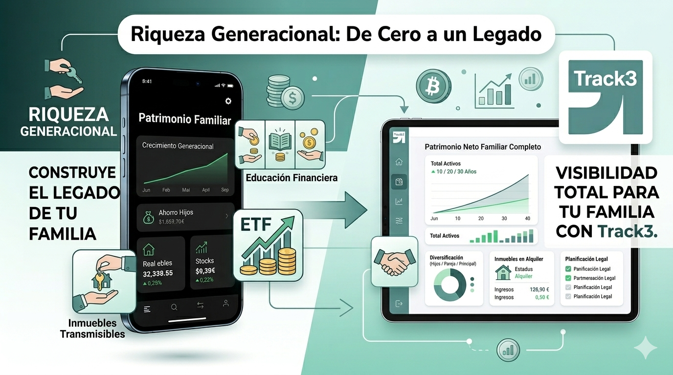 Riqueza generacional: qué es y cómo empezar a construirla desde cero
